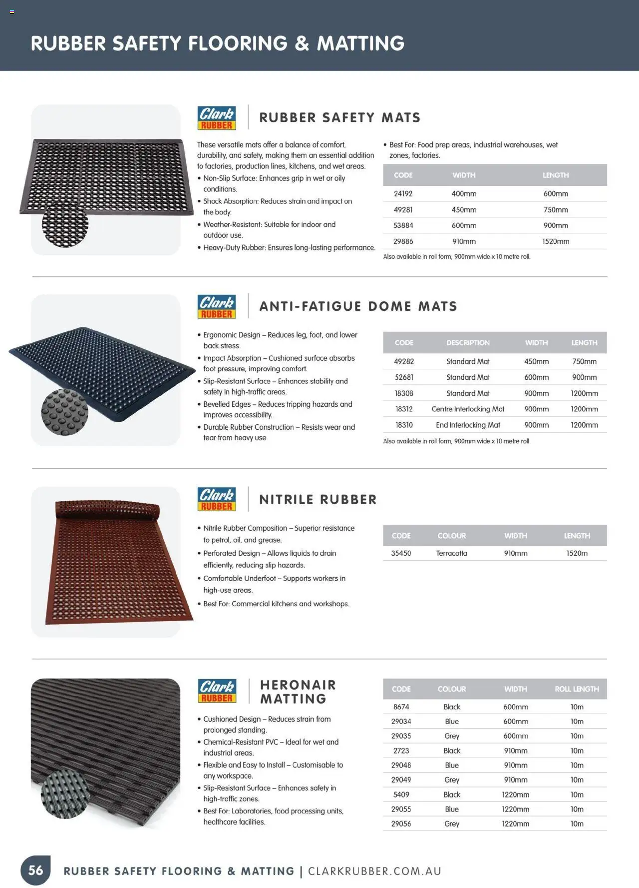 Clark Rubber Catalogue  - page 56- valid from 05/05/2025