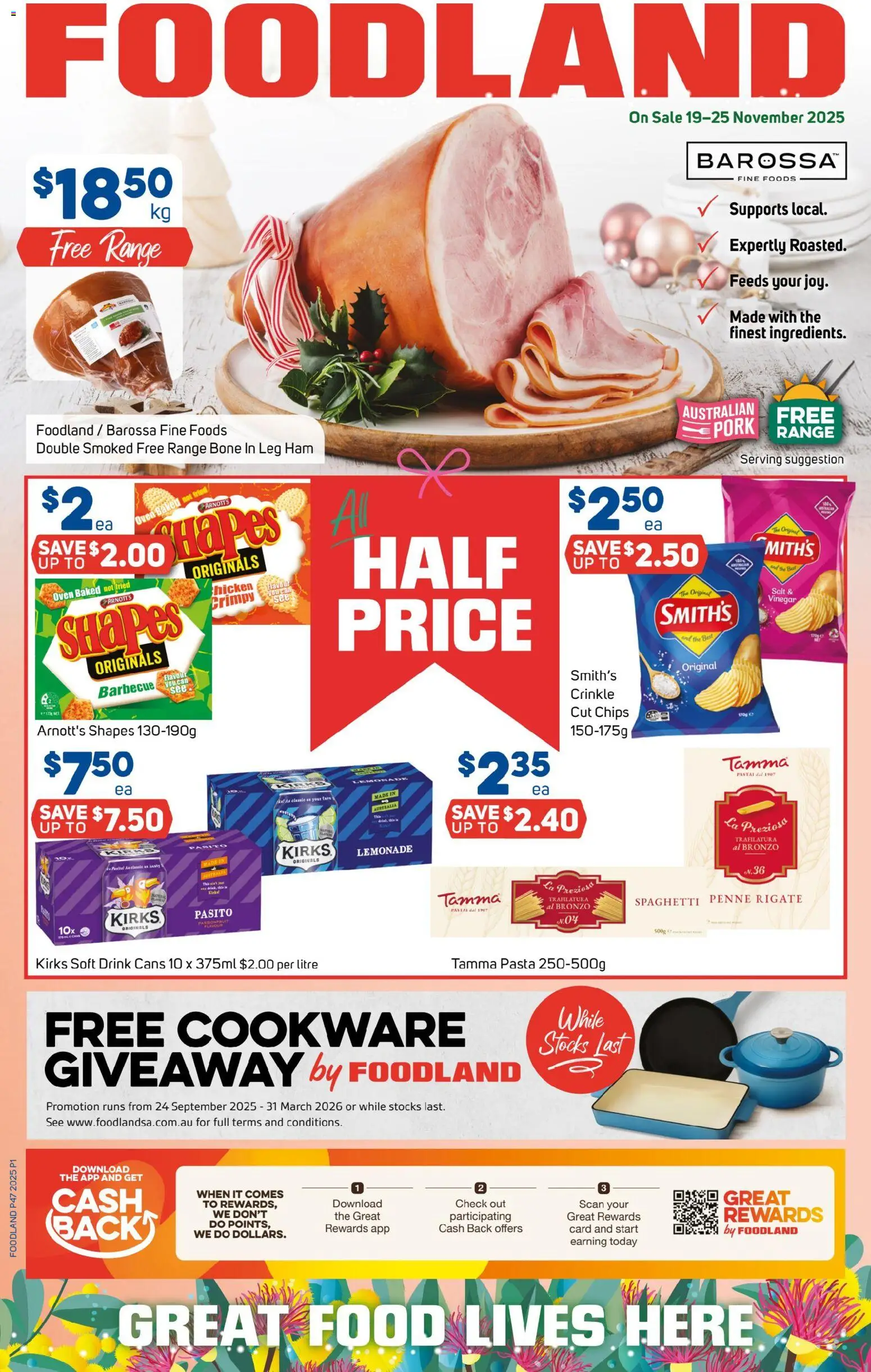 Foodland  Catalogue  - page 1- valid from 19/11/2025
