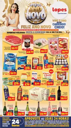 Pré-visualização Lopes Supermercados - Ofertas da semana válida a partir de 26/12/2025