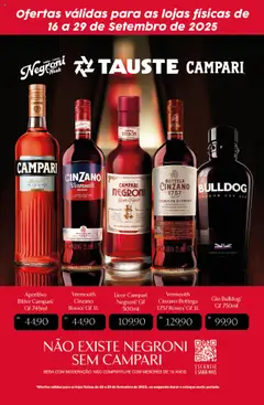 Pré-visualização Tauste - Ofertas Especial Campari válida a partir de 16/09/2025