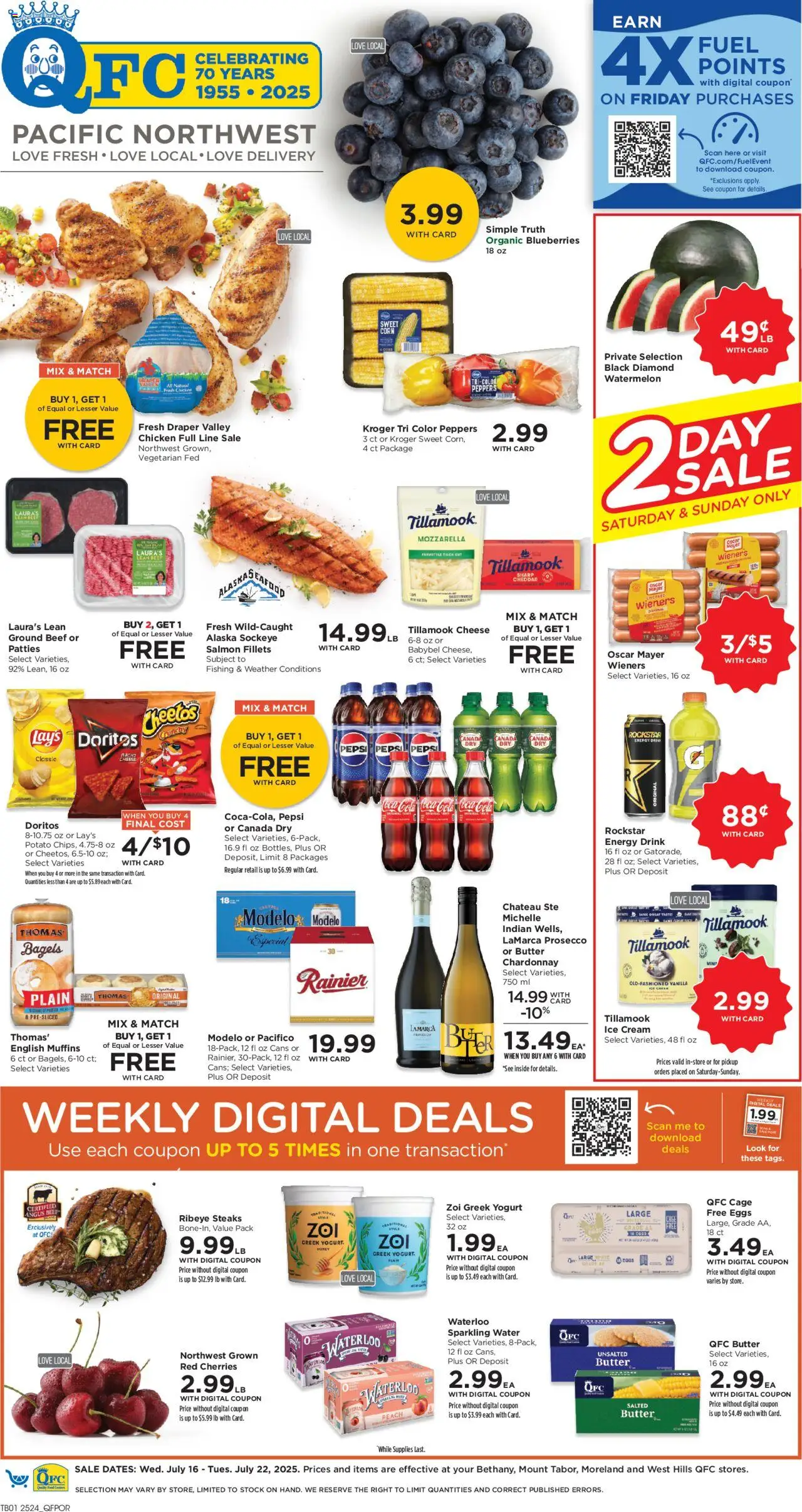 QFC Weekly Ad - OR - page 1- valid from 07/16/2025