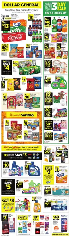 Preview Dollar General Weekly Ad valid from 11/02/2025