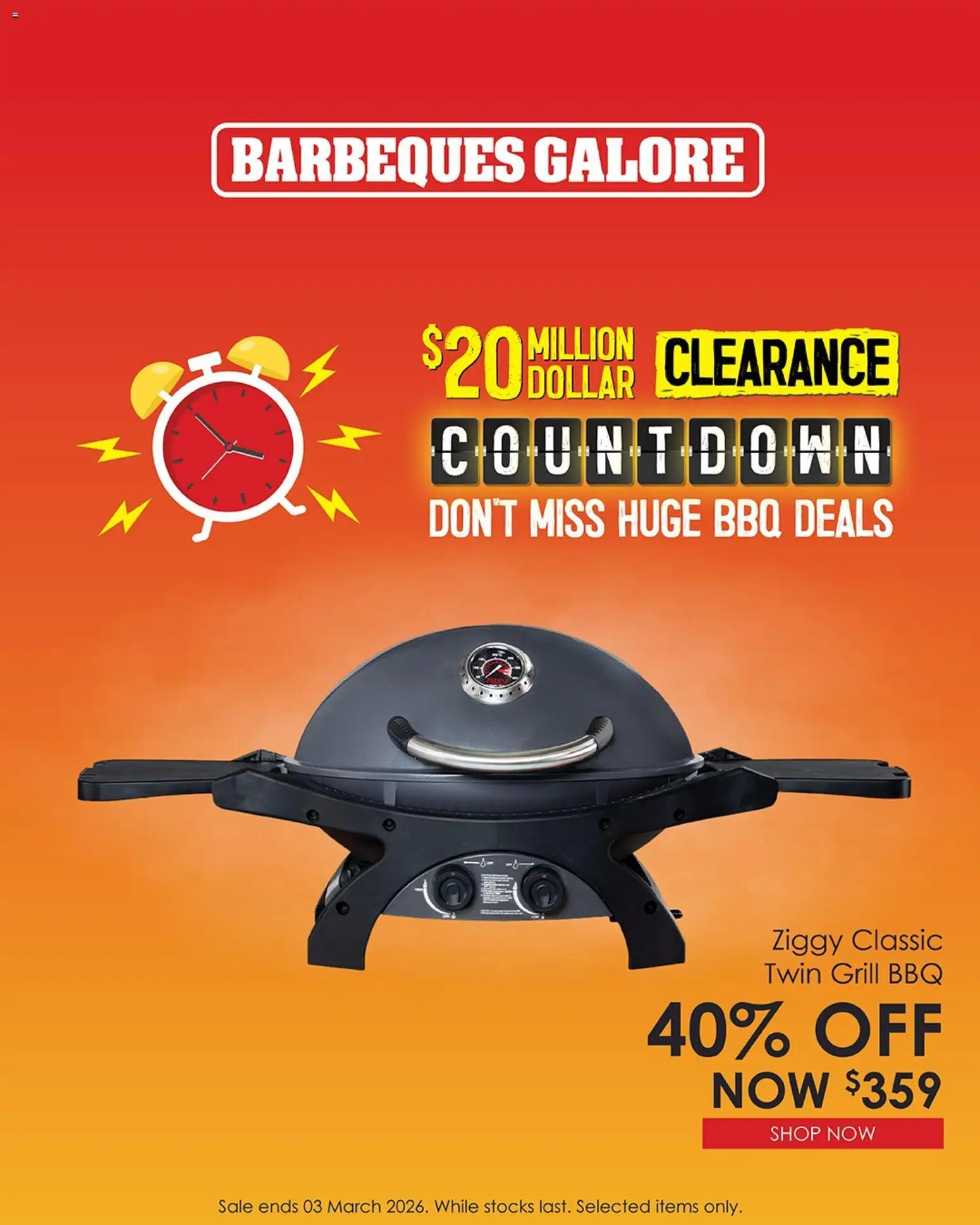 Barbeques Galore Clearance Countdown - page 4- valid from 12/02/2026