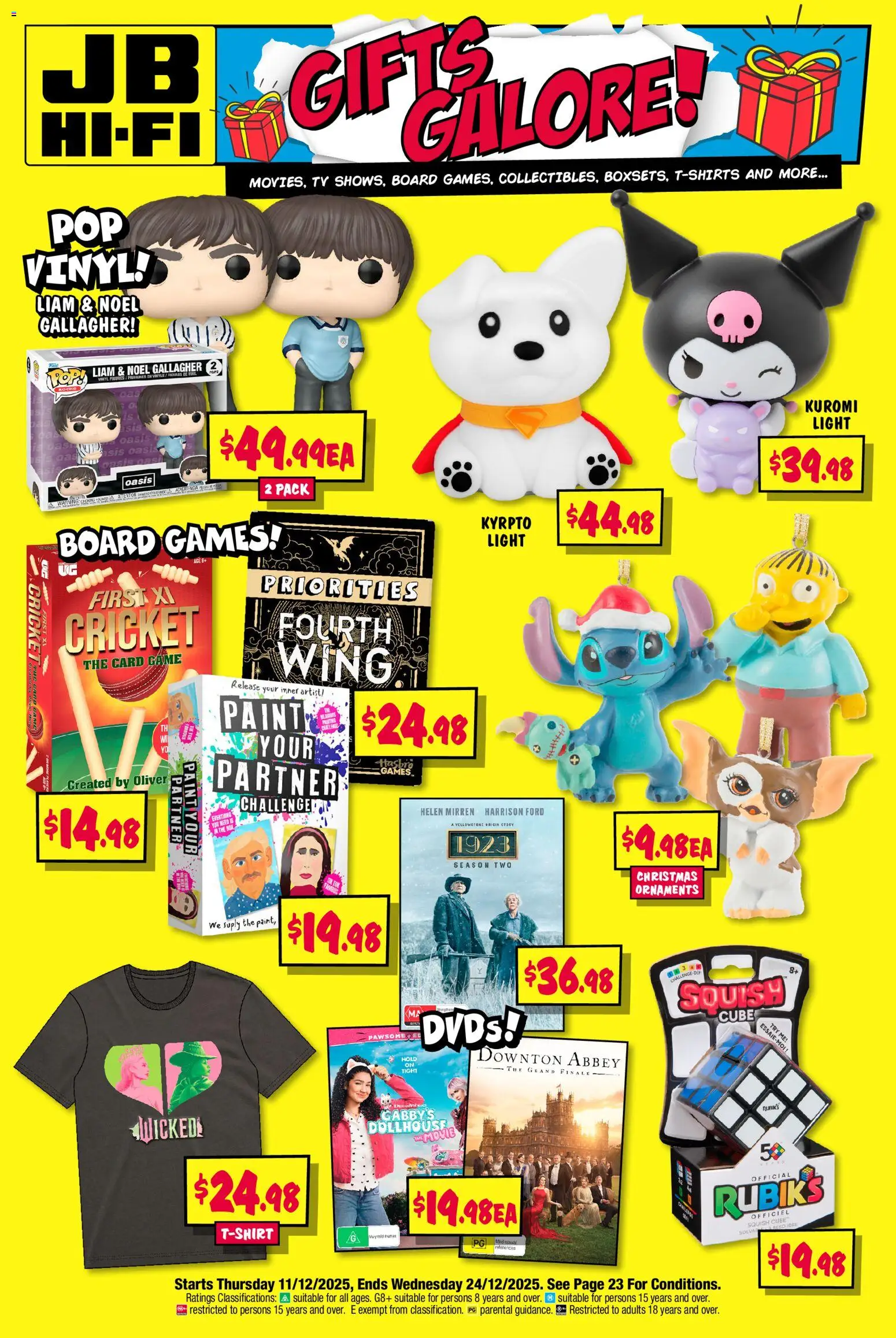JB Hi-Fi Gifts Galore - page 1- valid from 11/12/2025
