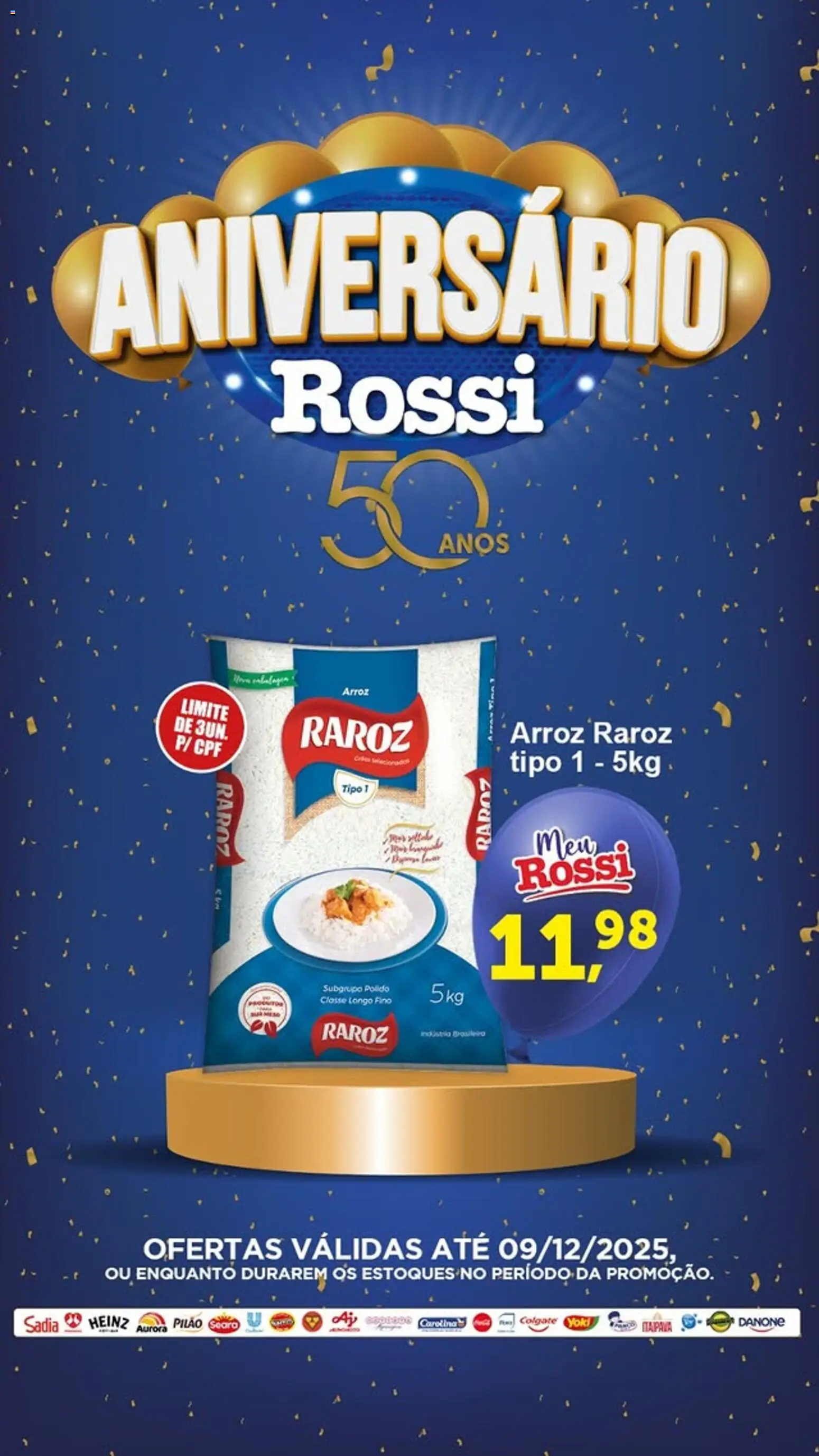 Rossi Supermercados - Ofertas da semana - página 1- válido a partir de 07/12/2025
