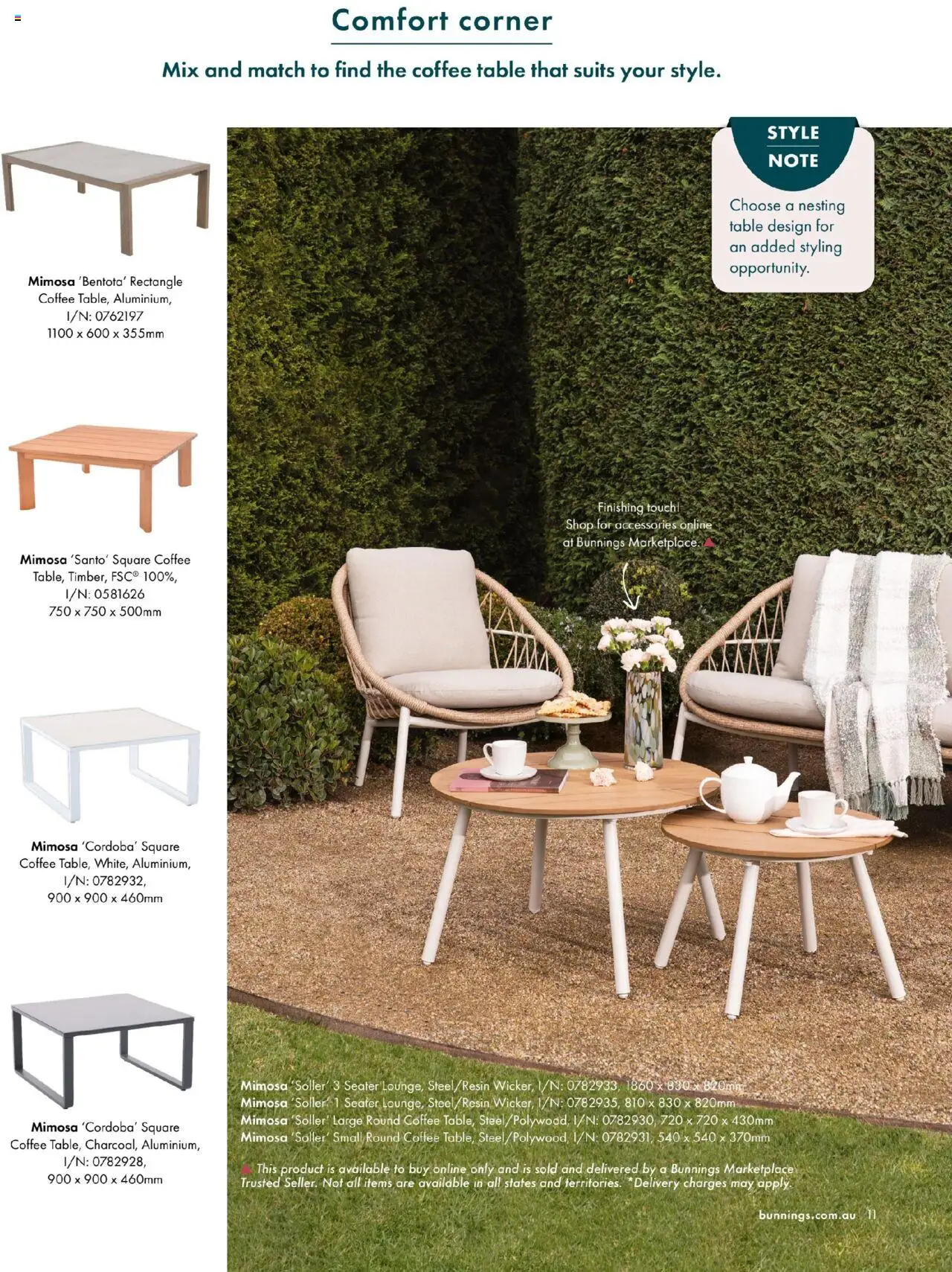 Bunnings Warehouse Outdoor Style Magazine 2025/26 - page 11- valid from 25/08/2025