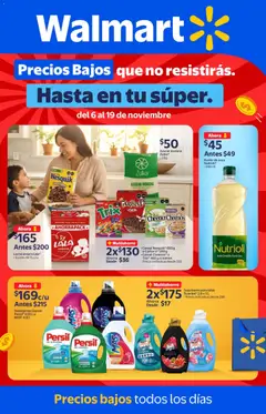 Walmart folleto Hasta en tu súper válido desde 06/11/2025