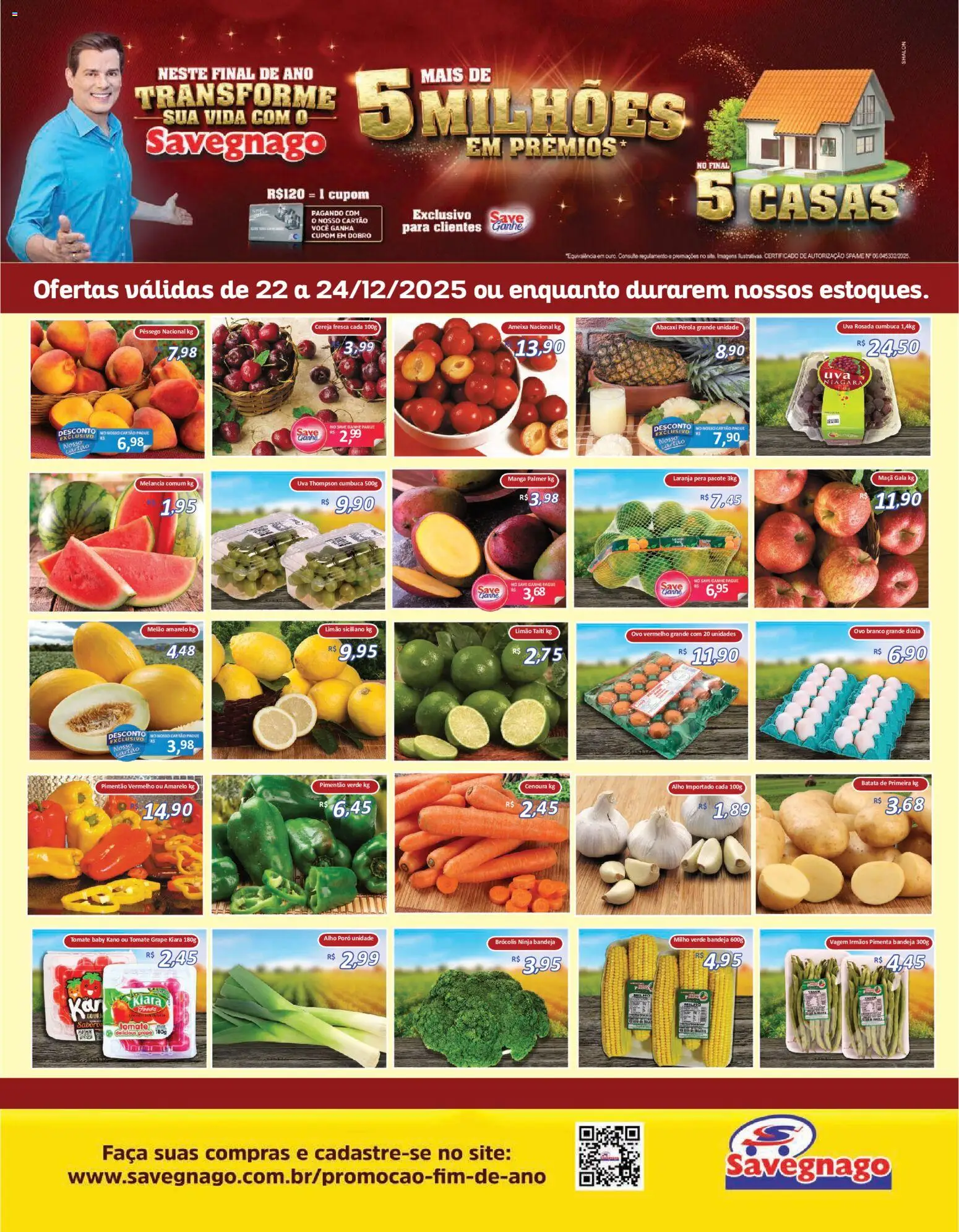 Savegnago - Ofertas da semana - página 1- válido a partir de 22/12/2025
