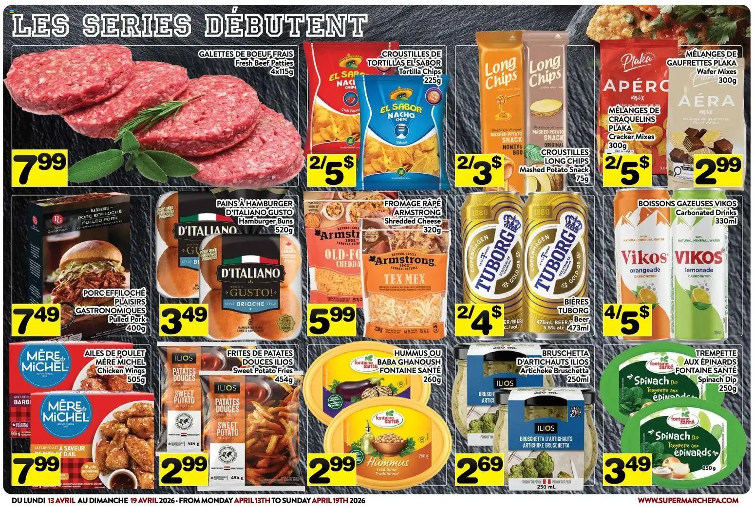 Pa Supermarché weekly flyer / circulaire - page 3- valid from Apr 13, 2026