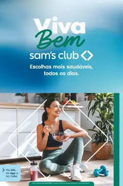 Pré-visualização Sam's Club ofertas Viva Bem válida a partir de 03/03/2026