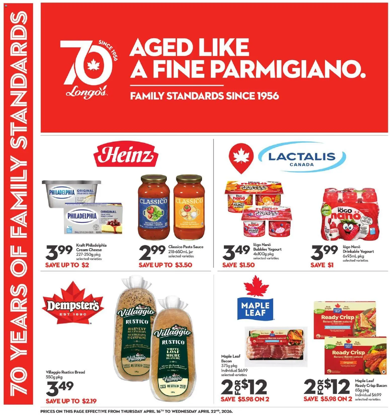 Longo's weekly flyer / circulaire - page 6- valid from Apr 16, 2026