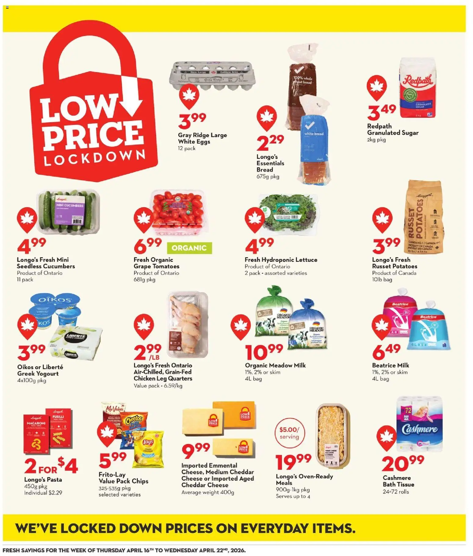 Longo's weekly flyer / circulaire - page 18- valid from Apr 16, 2026