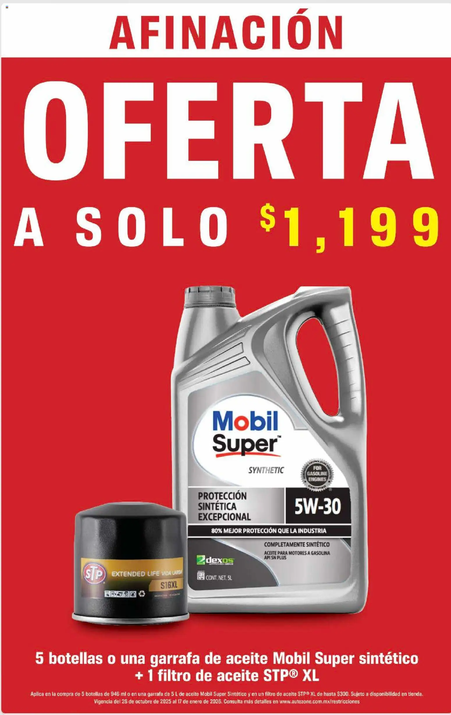 AutoZone catálogo - página 1- válido desde 26/10/2025