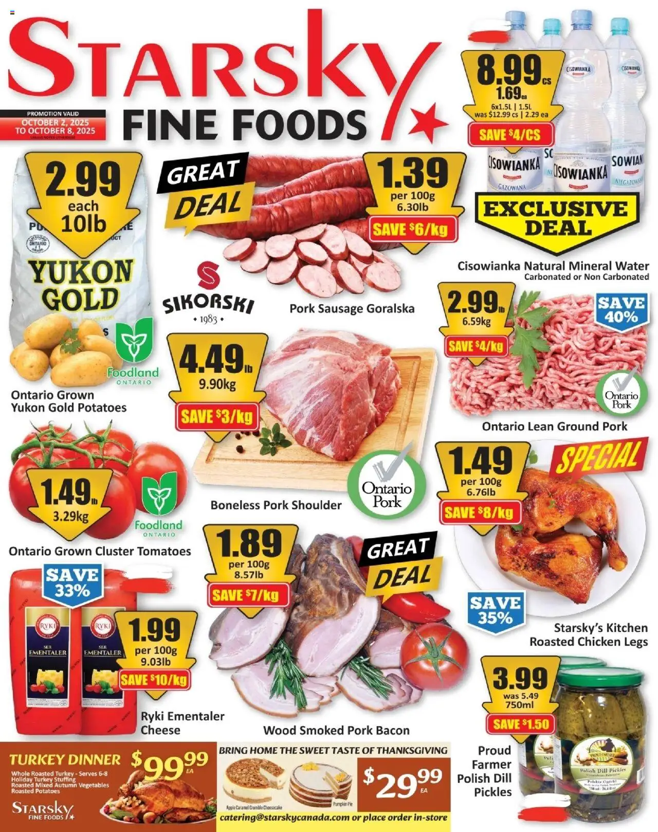 Starsky weekly flyer / circulaire - page 1- valid from Oct 2, 2025