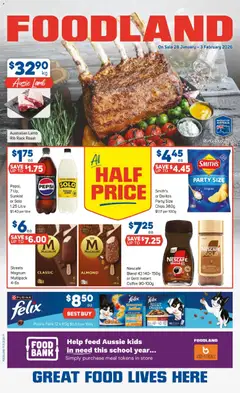 Foodland catalogue preview - valid from 28/01/2026