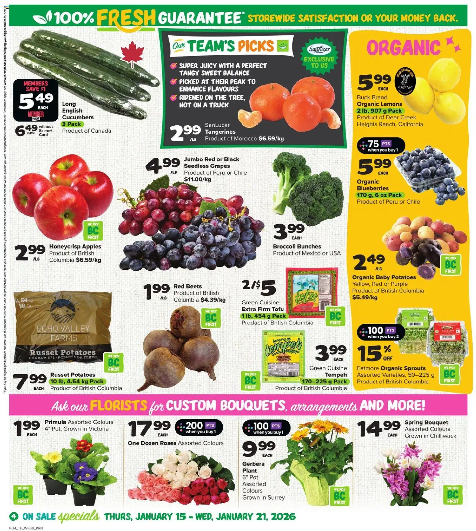 Thrifty Foods weekly flyer / circulaire - page 5- valid from Jan 15, 2026