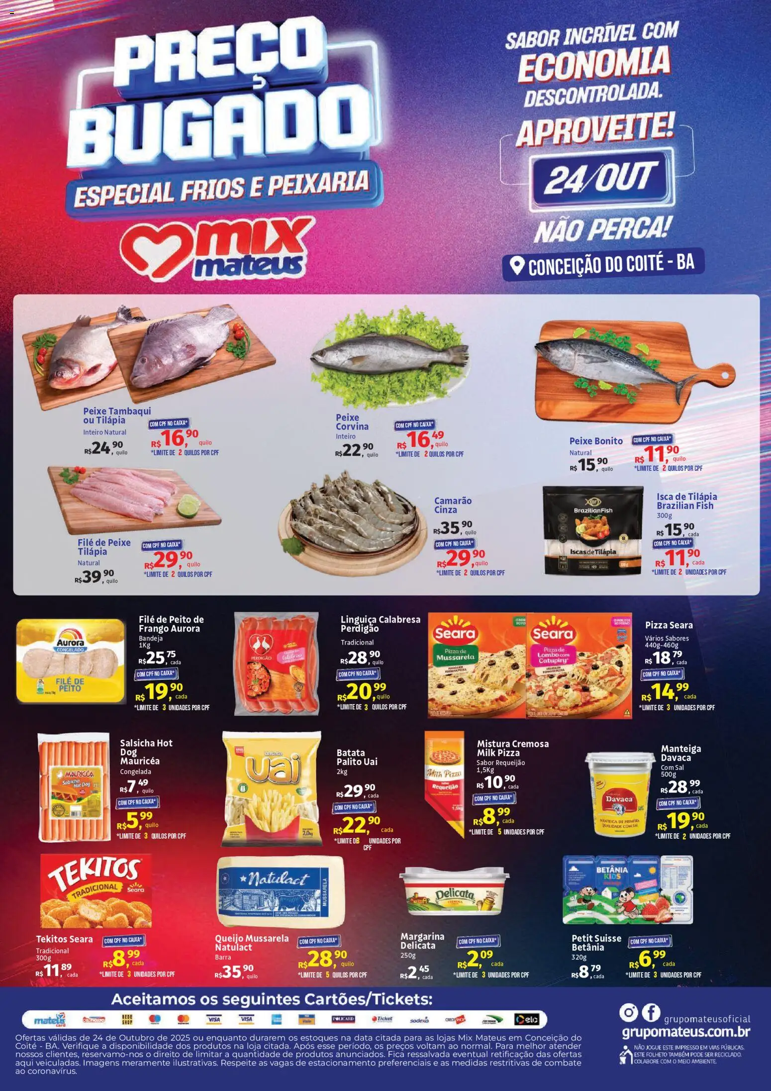Mateus - Ofertas Preço Bugado Frios E Peixaria - página 1- válido a partir de 24/10/2025

