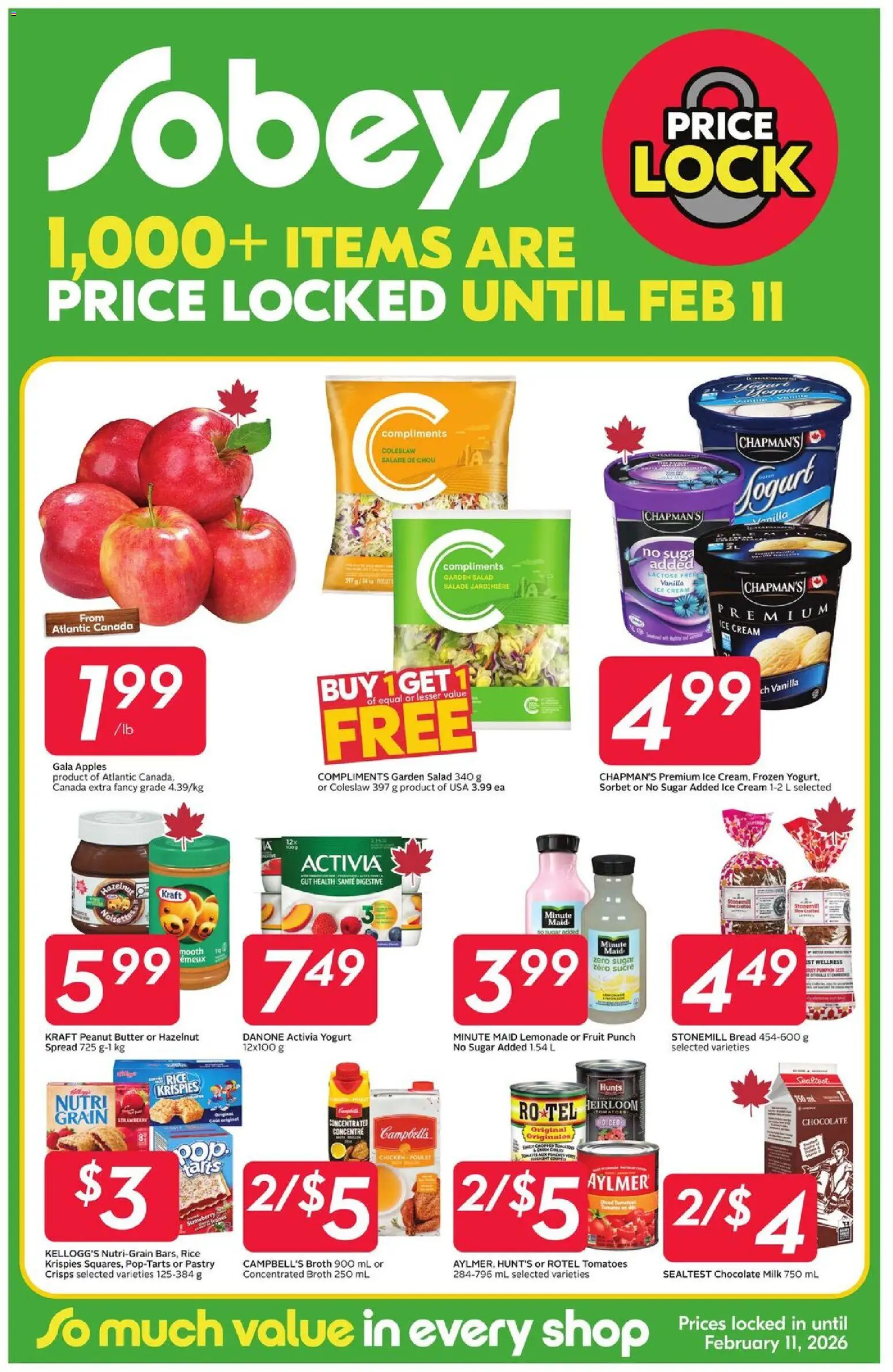 Sobeys - Special Promotion - page 1- valid from Jan 1, 2026