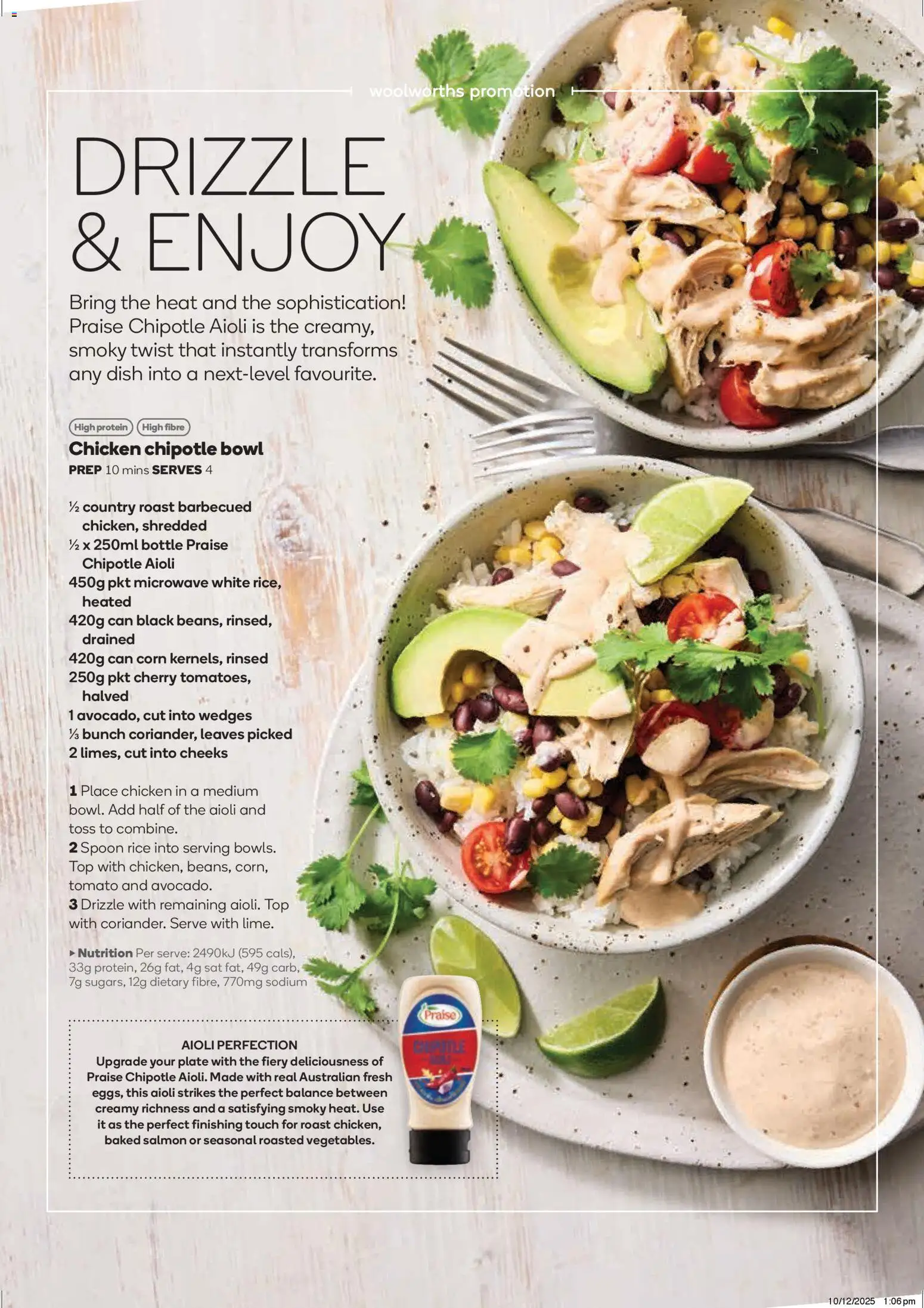 Woolworths Fresh Ideas Magazine - page 109- valid from 14/01/2026