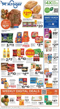 Preview Kroger Weekly Ad valid from 01/07/2026