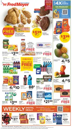 Preview Fred Meyer Weekly Ad valid from 04/15/2026