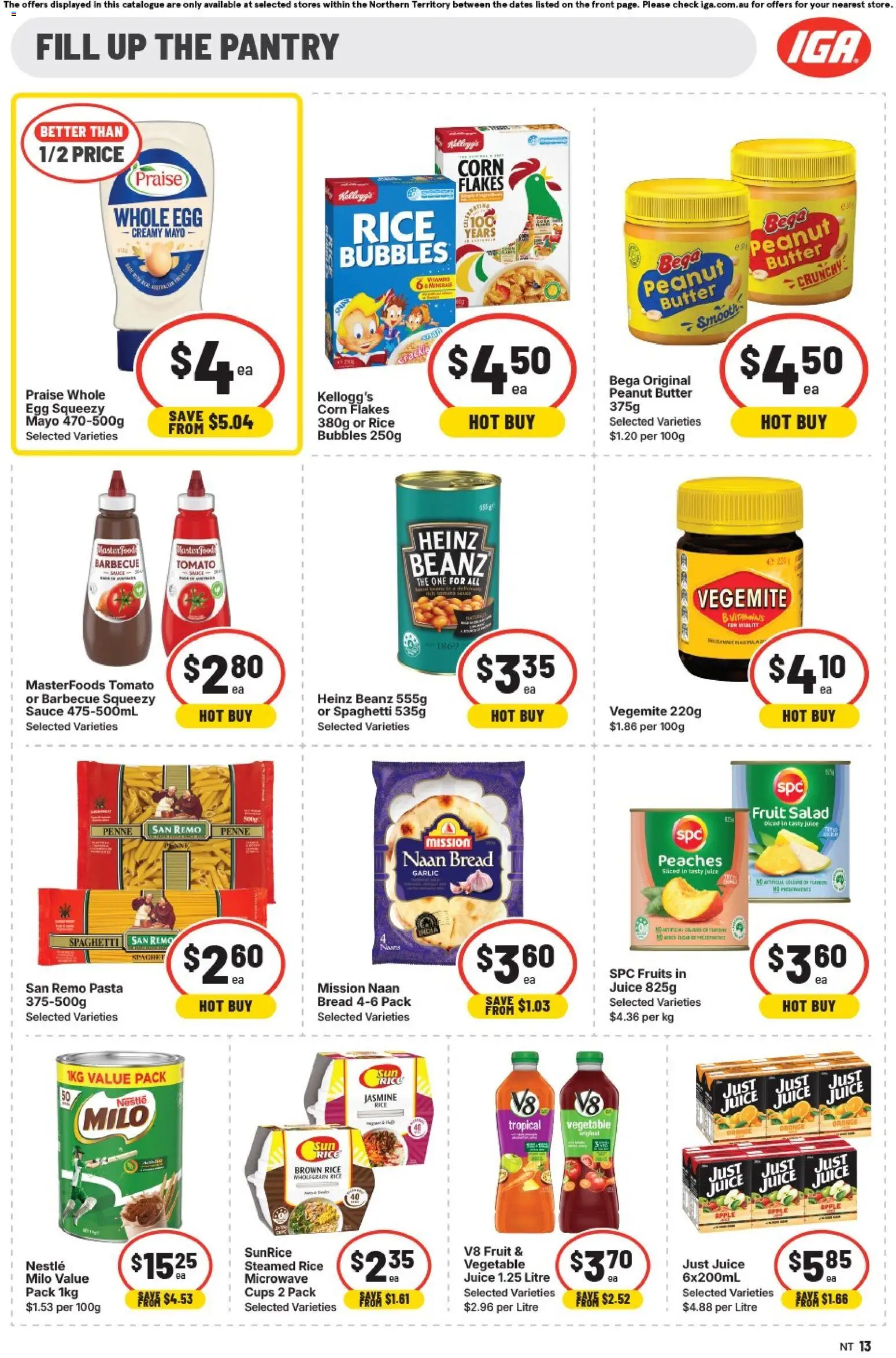 IGA Catalogue NT - page 9- valid from 14/01/2026