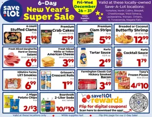 Preview Save a Lot Ad valid from 12/26/2025