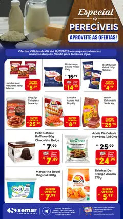 Pré-visualização Semar Supermercado - Ofertas Especial Perecíveis válida a partir de 08/01/2026