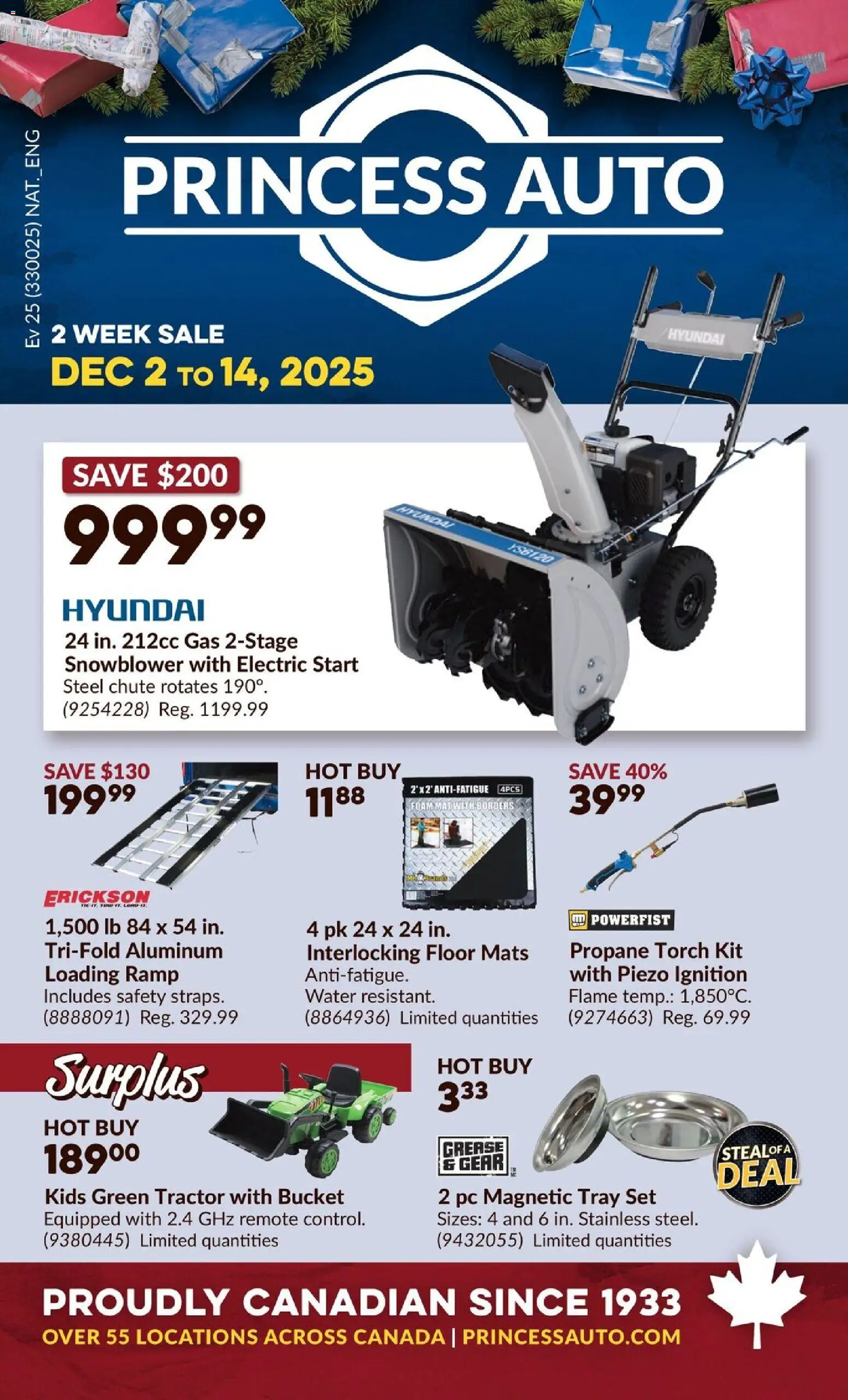 Princess Auto - 2 Week Sale! - page 1- valid from Dec 2, 2025