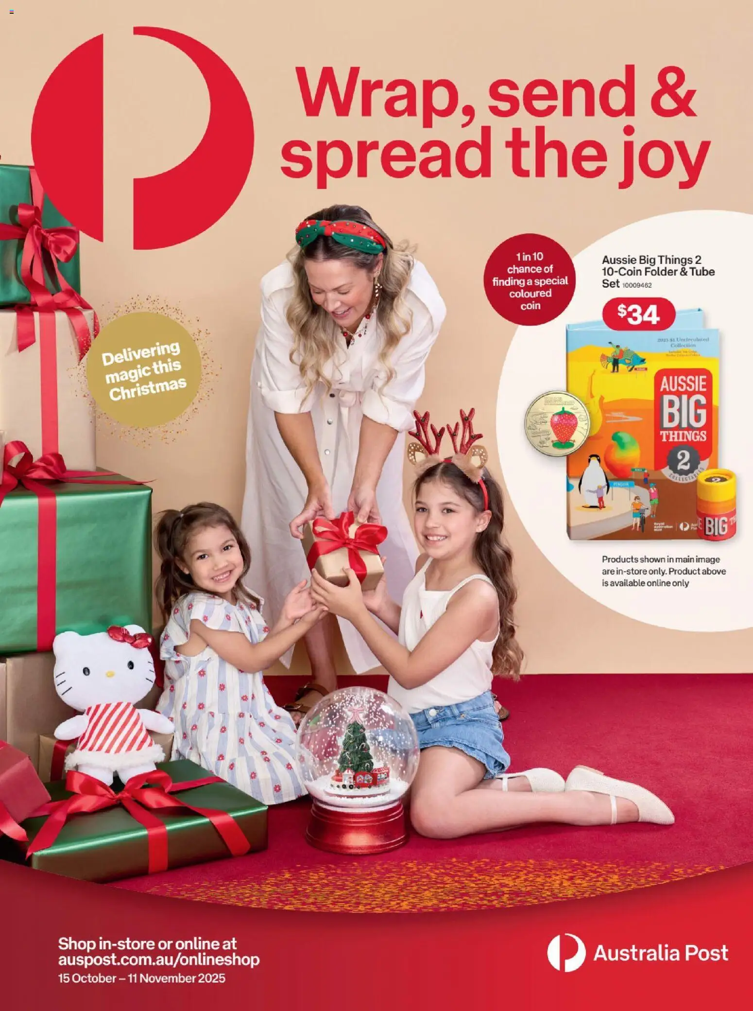 Australia Post - Wrap, Send & Spread the Joy - page 1- valid from 15/10/2025