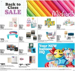 Preview Michaels weekly flyer / circulaire valid from Jul 18, 2025