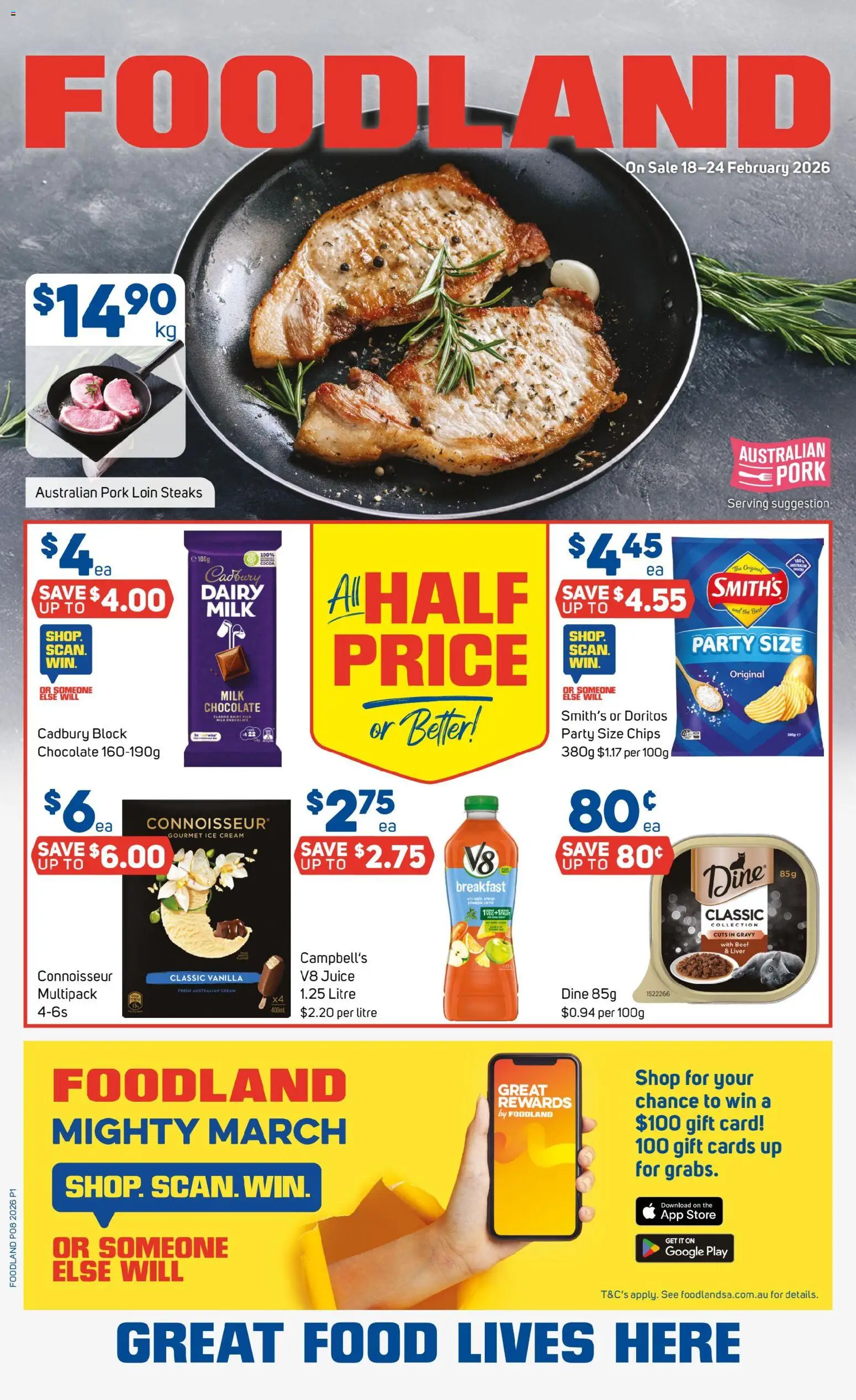 Foodland Catalogue  - page 1- valid from 18/02/2026