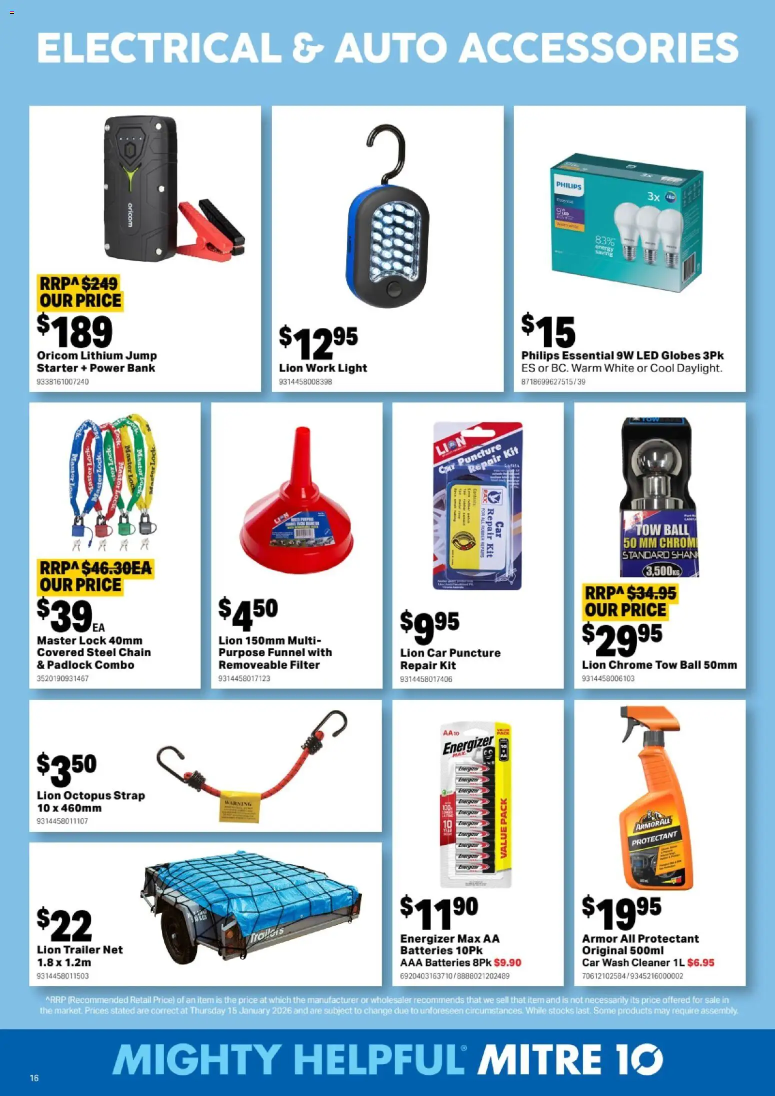 Mitre 10 Catalogue  - page 16- valid from 25/02/2026