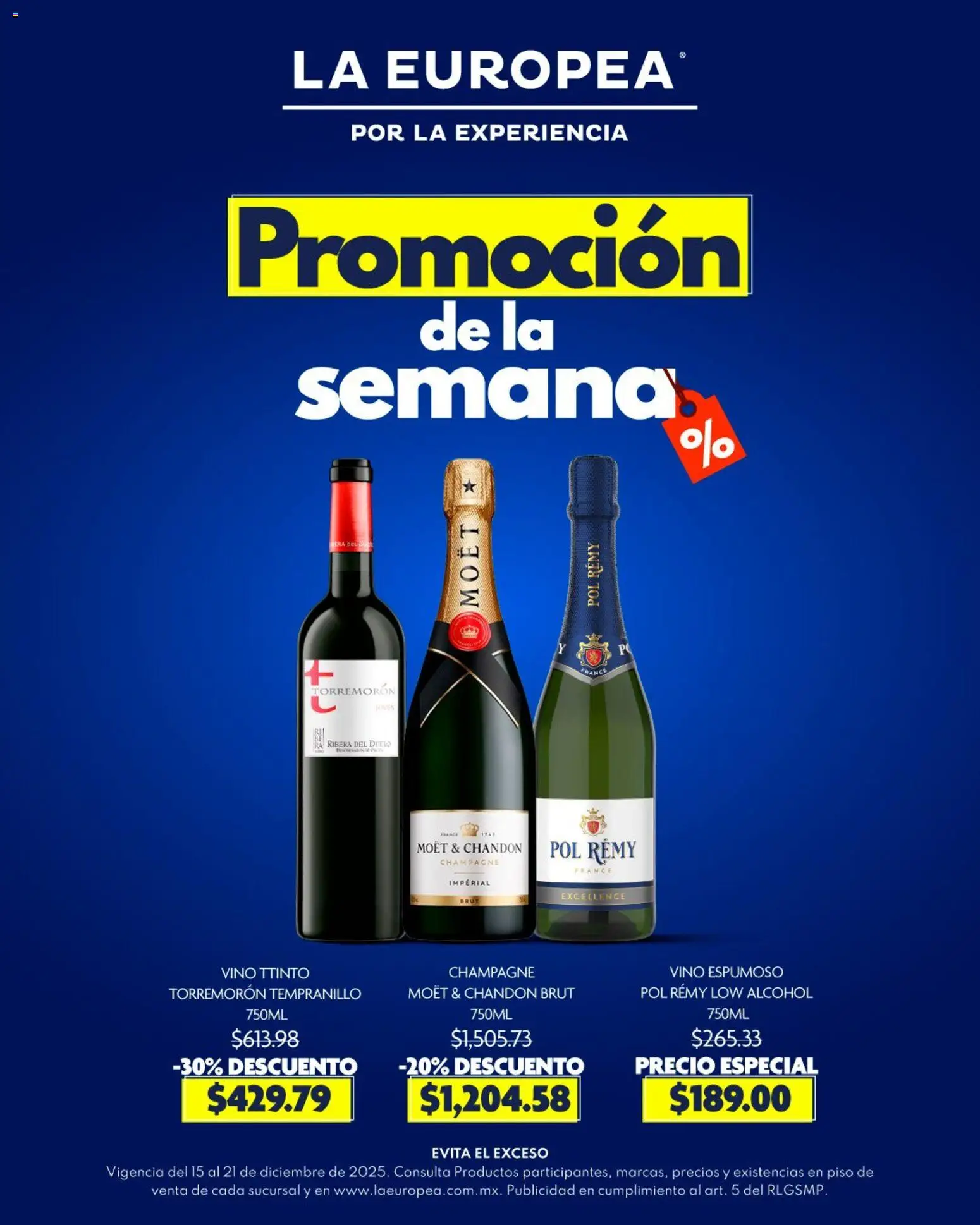 La Europea catálogo Promoción de la semana - página 1- válido desde 15/12/2025