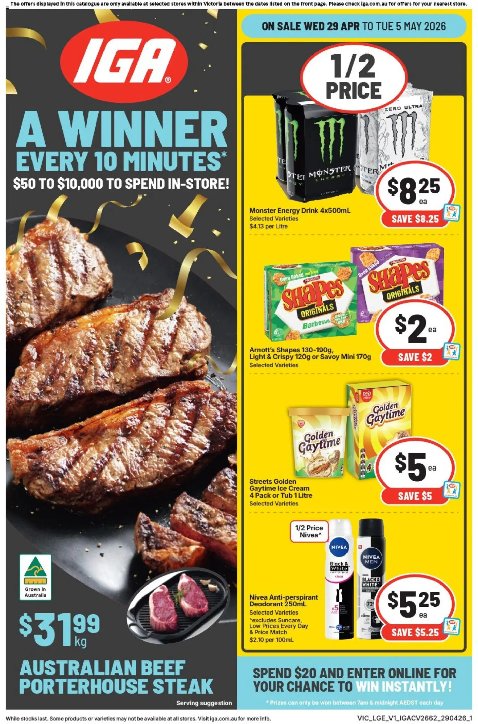 IGA catalogue  - page 1- valid from 29/04/2026