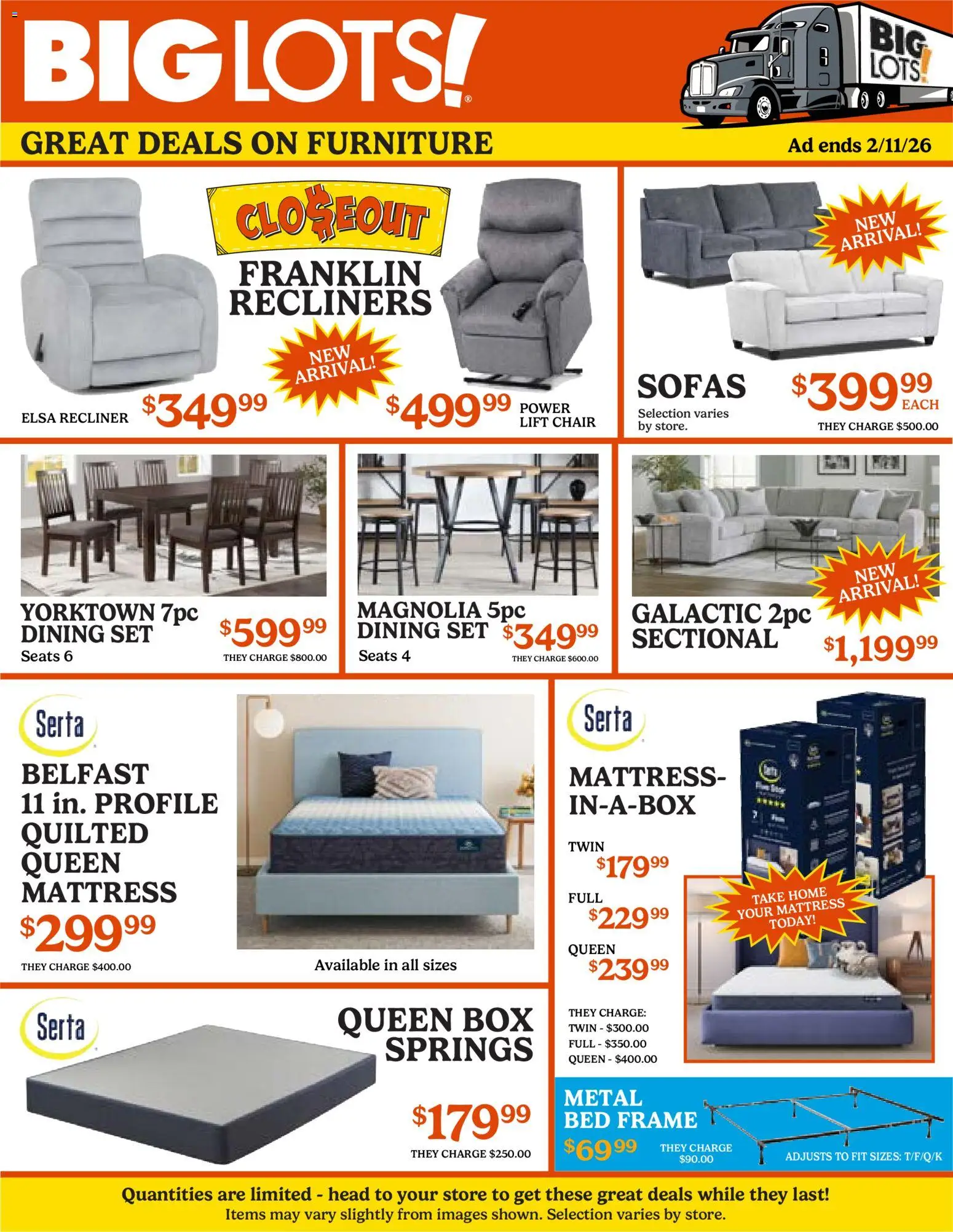 Big Lots Weekly Ad - page 1- valid from 02/08/2026