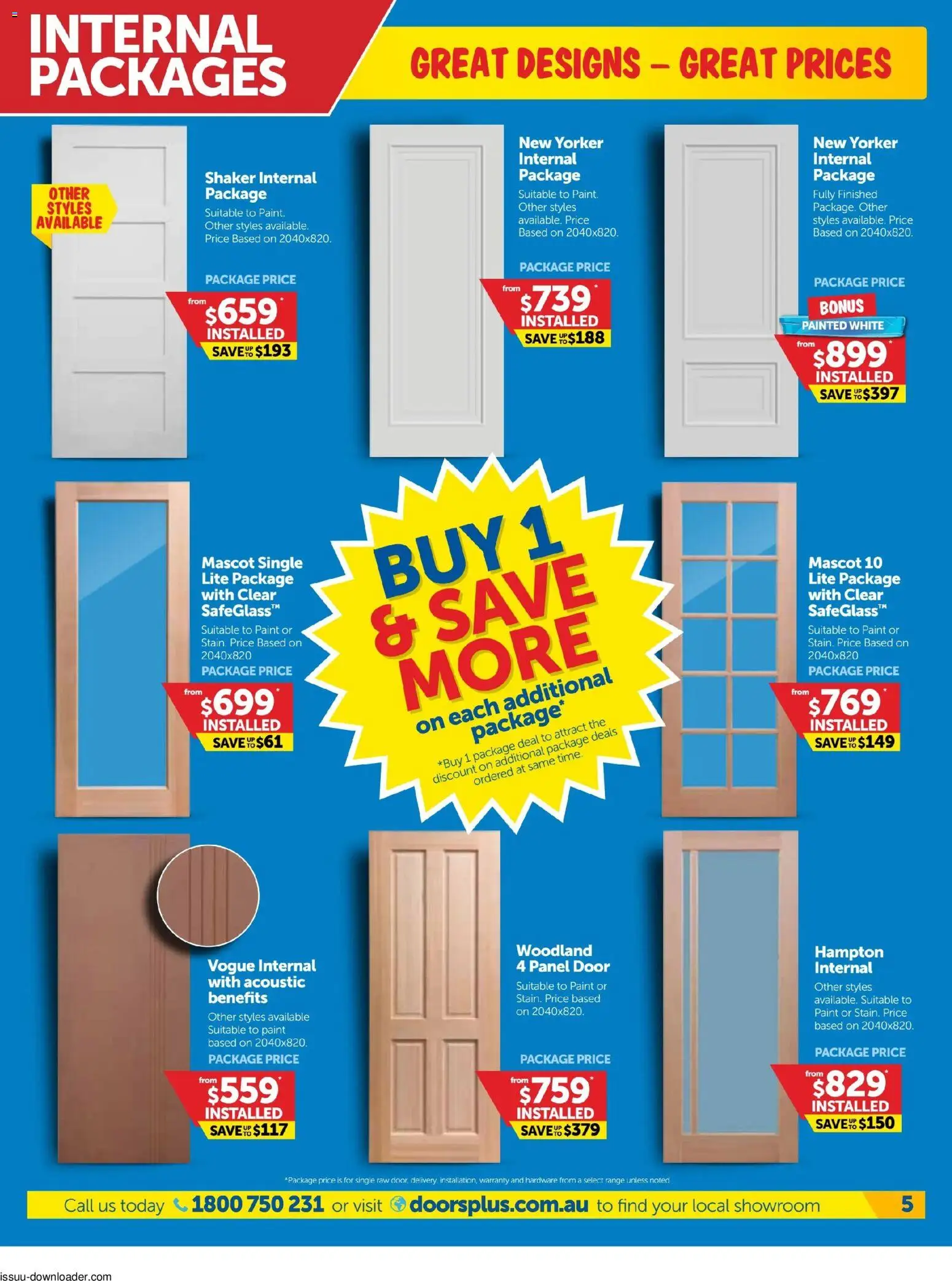 Doors Plus catalogue  - page 5- valid from 03/03/2026