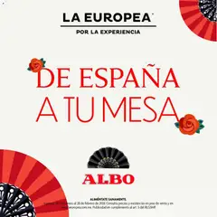 La Europea catálogo De España a tu mesa válido desde 01/01/2026