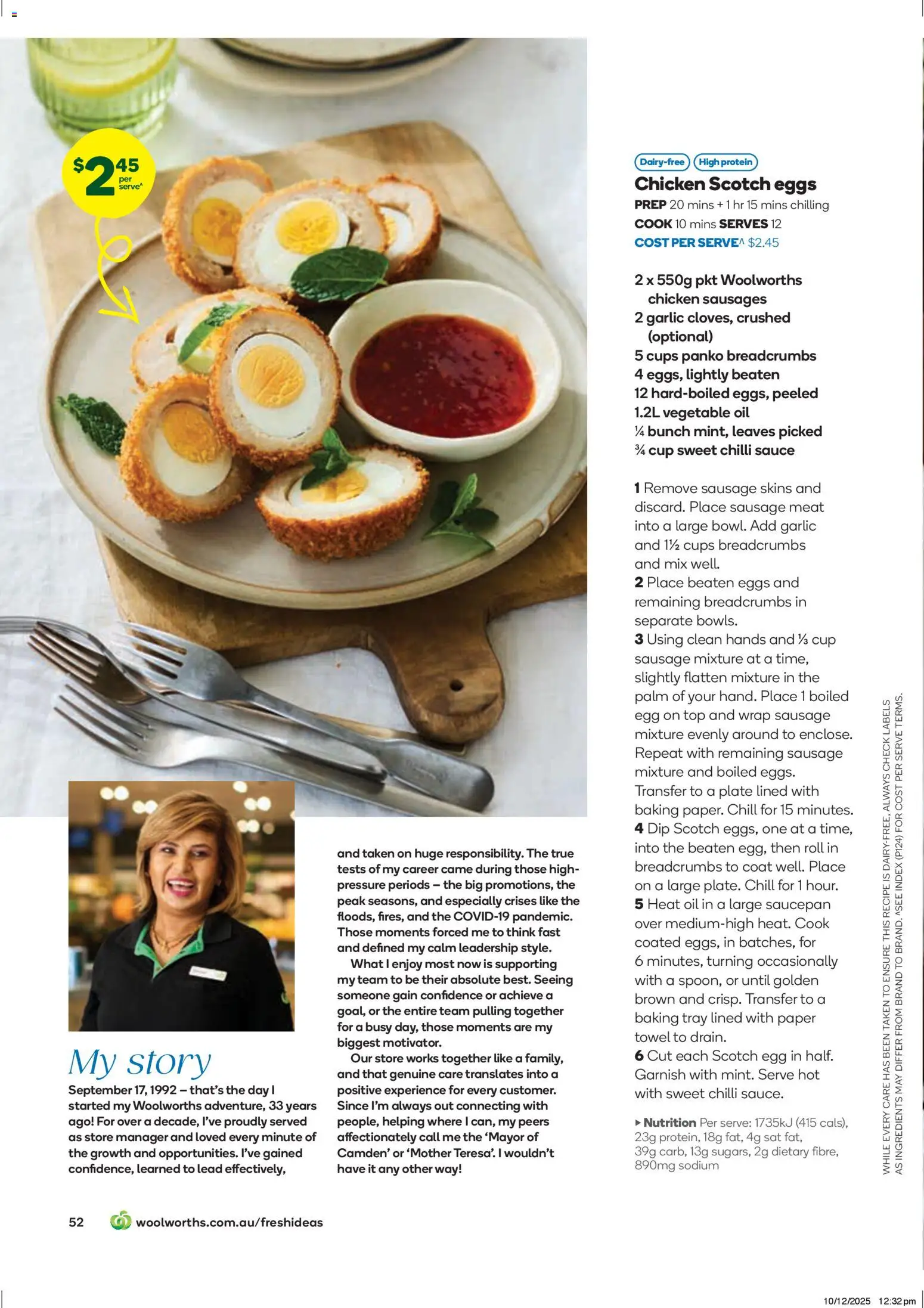 Woolworths Fresh Ideas Magazine - page 52- valid from 14/01/2026