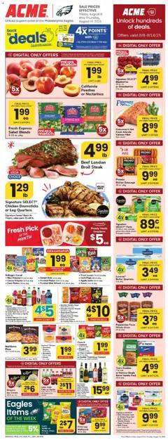 Preview Acme Weekly Ad valid from 08/08/2025