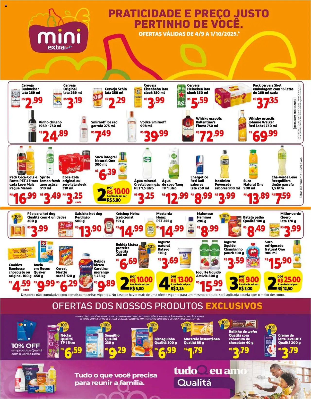 Mini Extra - Ofertas Mensal - página 1- válido a partir de 04/09/2025
