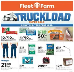 Preview Mills Fleet Farm Weekly Ad valid from 07/31/2025