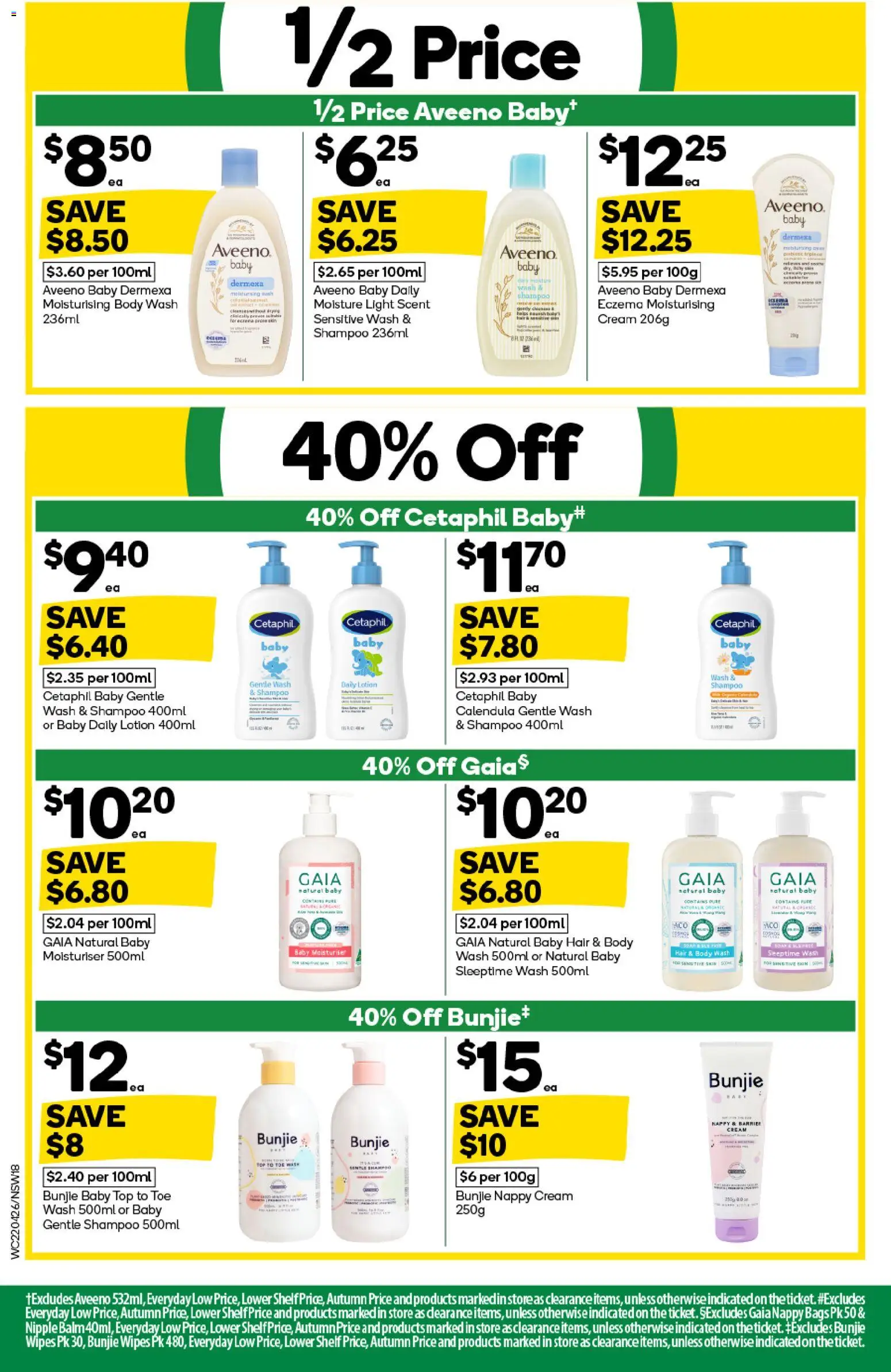 Woolworths catalogue  - page 18- valid from 22/04/2026