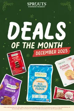 Preview Sprouts Monthly Ad valid from 12/03/2025