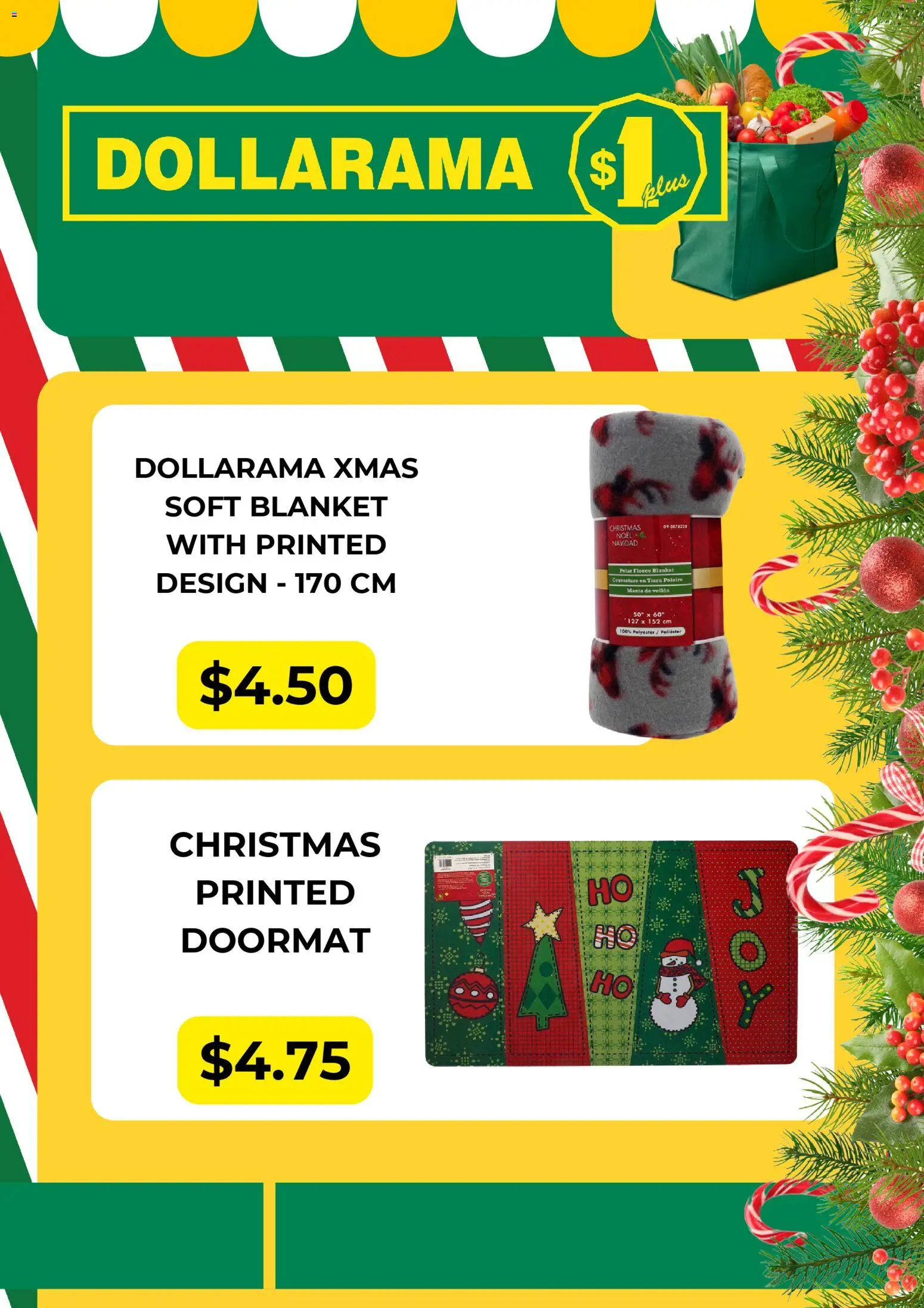 Dollarama flyer / circulaire - page 1- valid from Nov 28, 2025