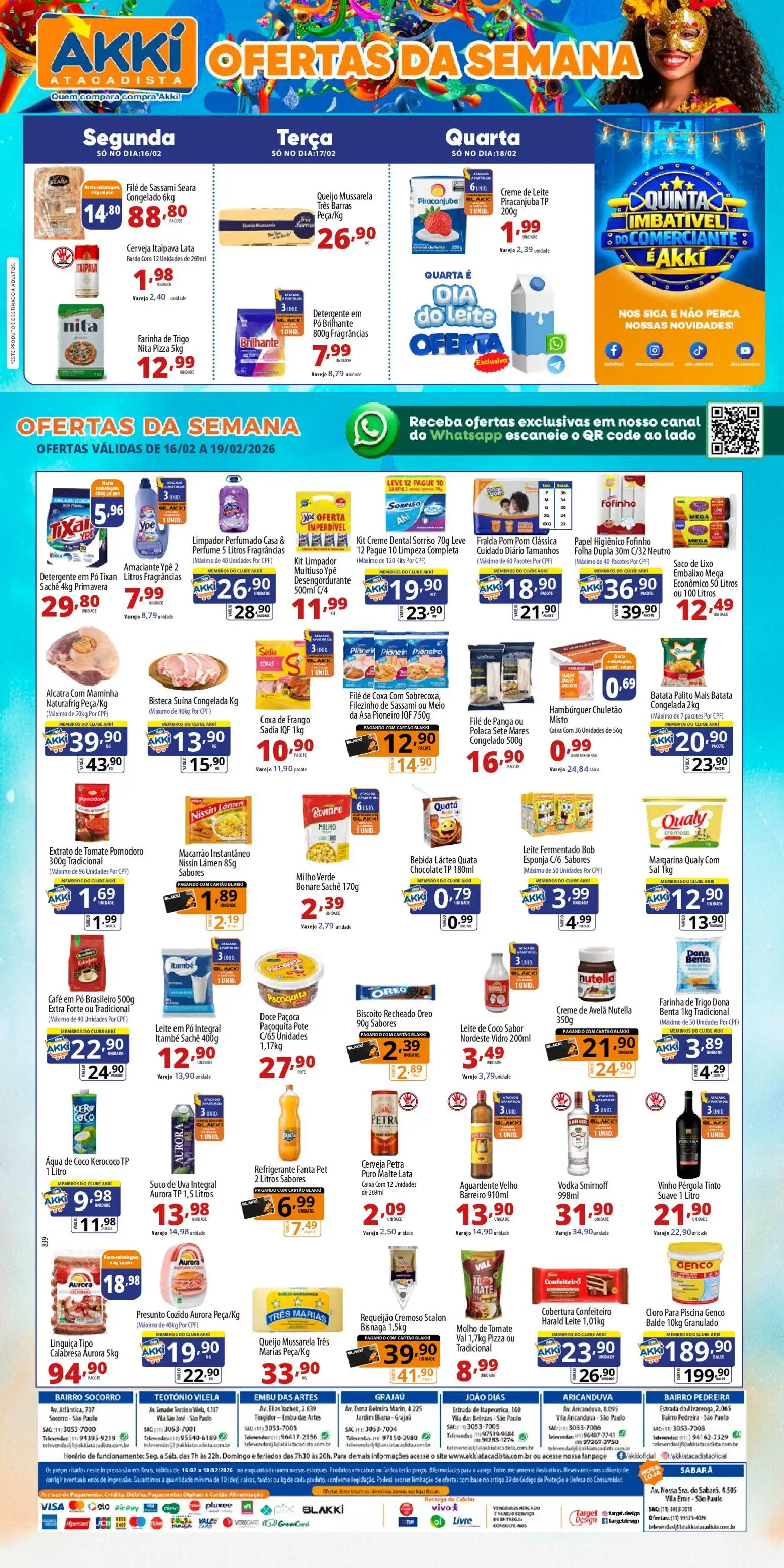 Akki Atacadista - Ofertas da semana - página 1- válido a partir de 16/02/2026
