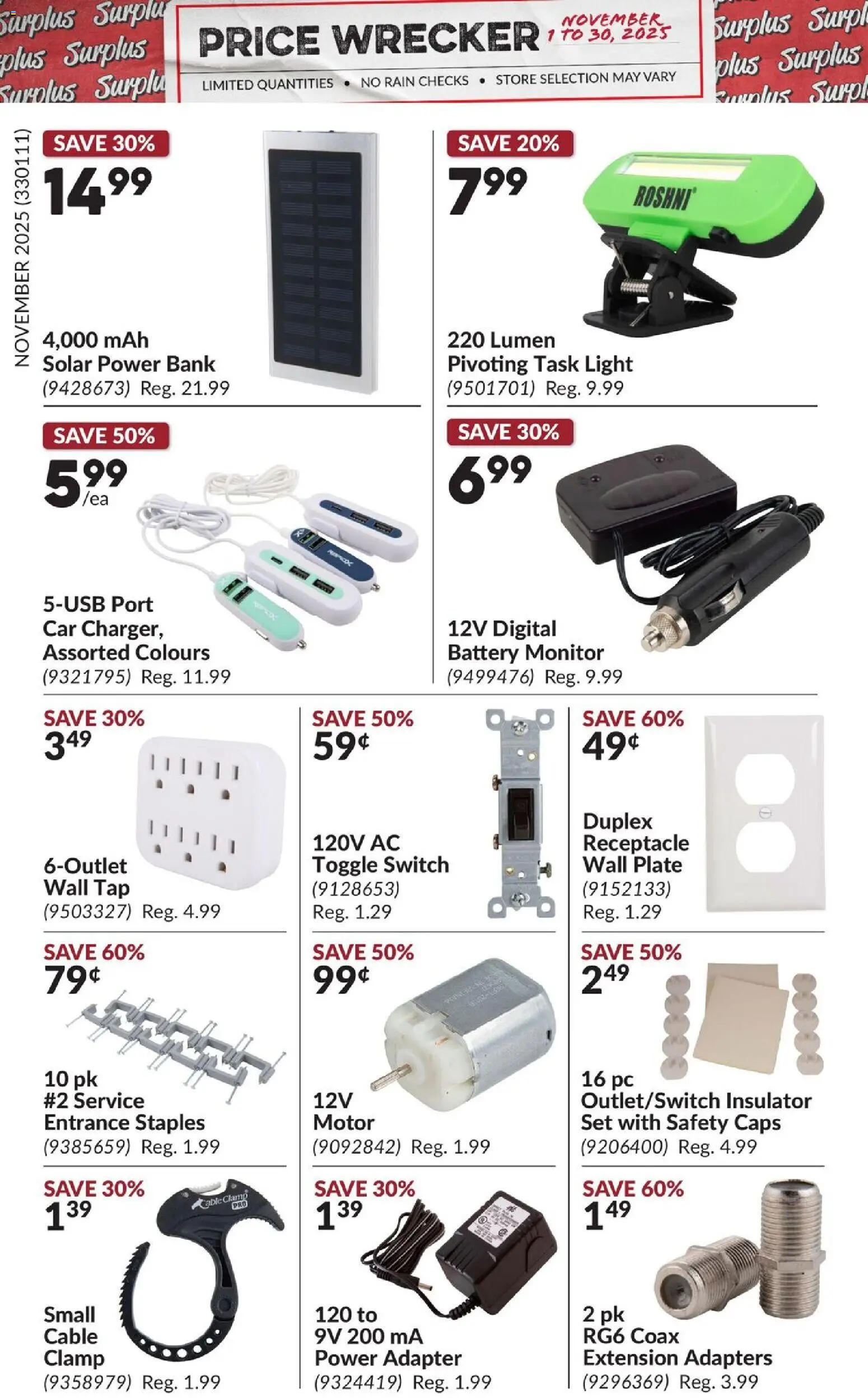 Princess Auto - Price Wrecker - page 5- valid from Nov 1, 2025