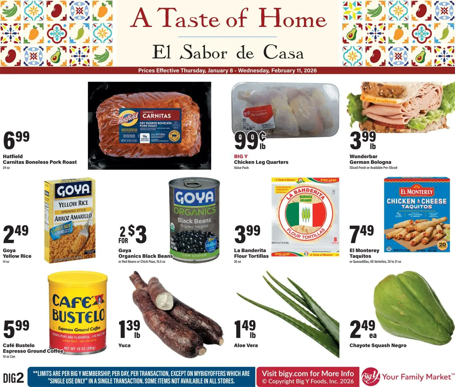Big Y A Taste of Home - page 1- valid from 01/08/2026