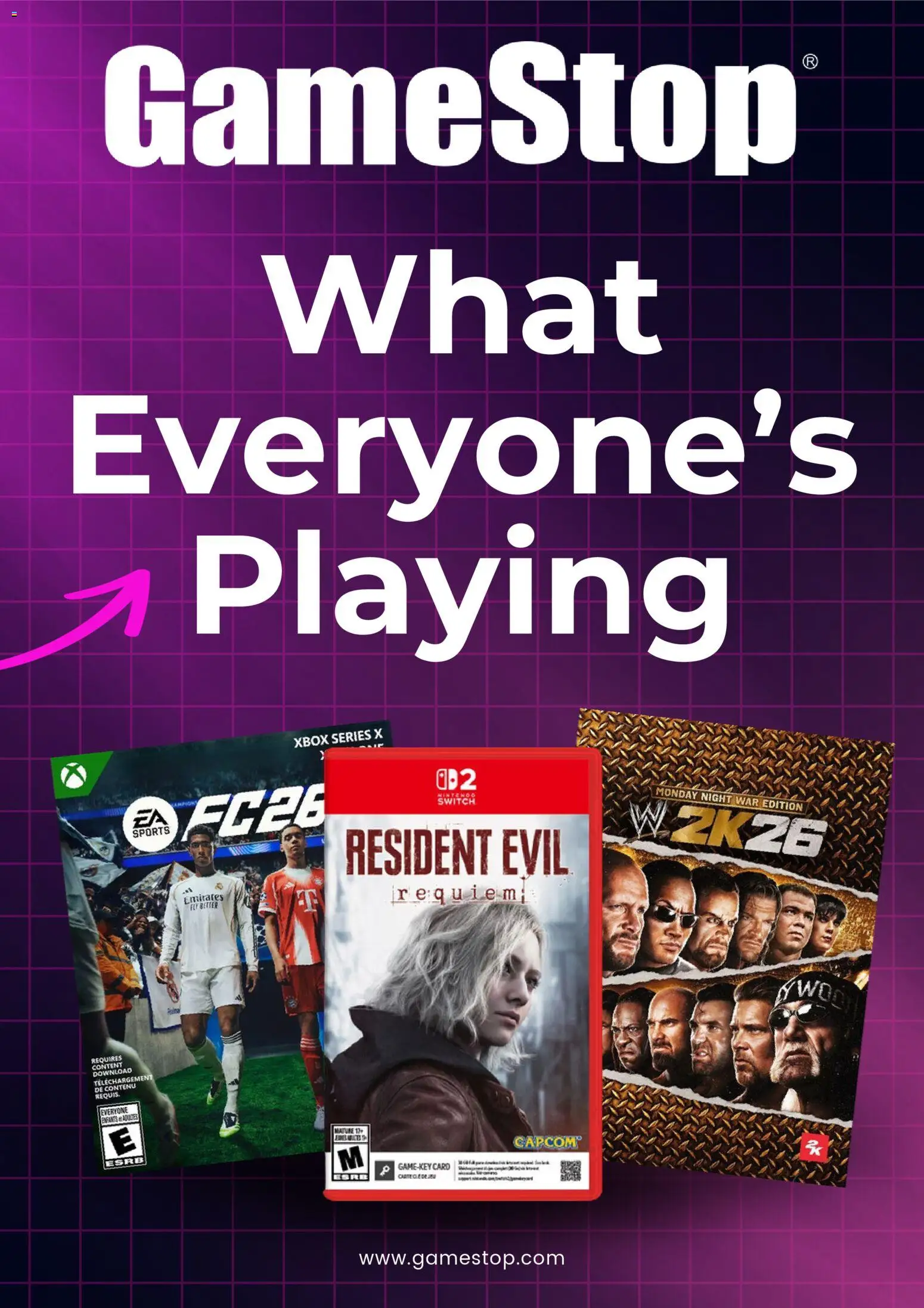 GameStop Weekly Ad - page 1- valid from 03/01/2026