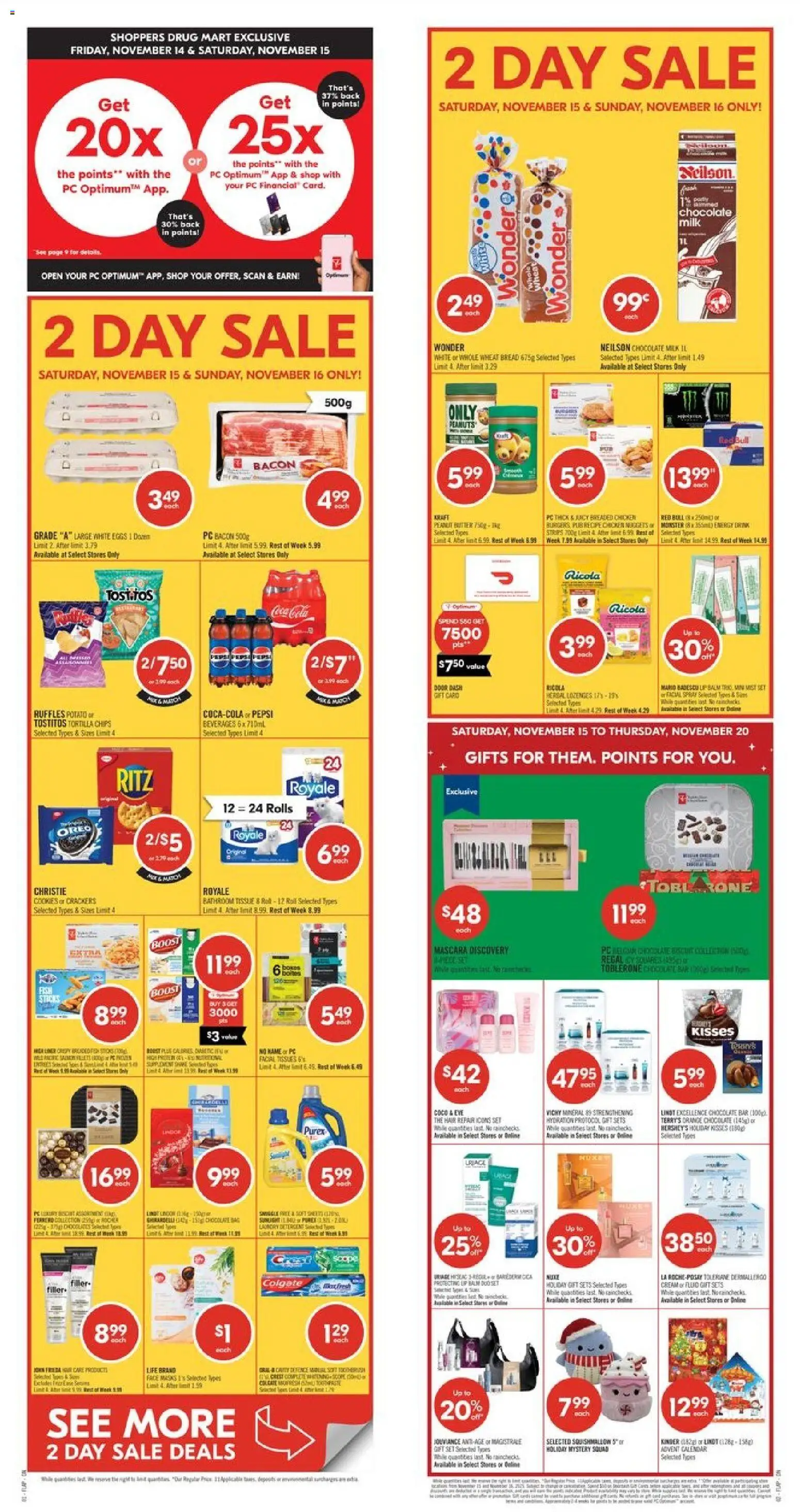 Shoppers weekly flyer / circulaire - page 1- valid from Nov 15, 2025